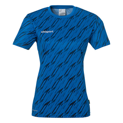 UHLSPORT Progressive 28 Shirt Kurzarm Damen Blau