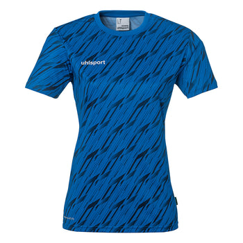 UHLSPORT Progressive 28 Shirt Kurzarm Damen Blau