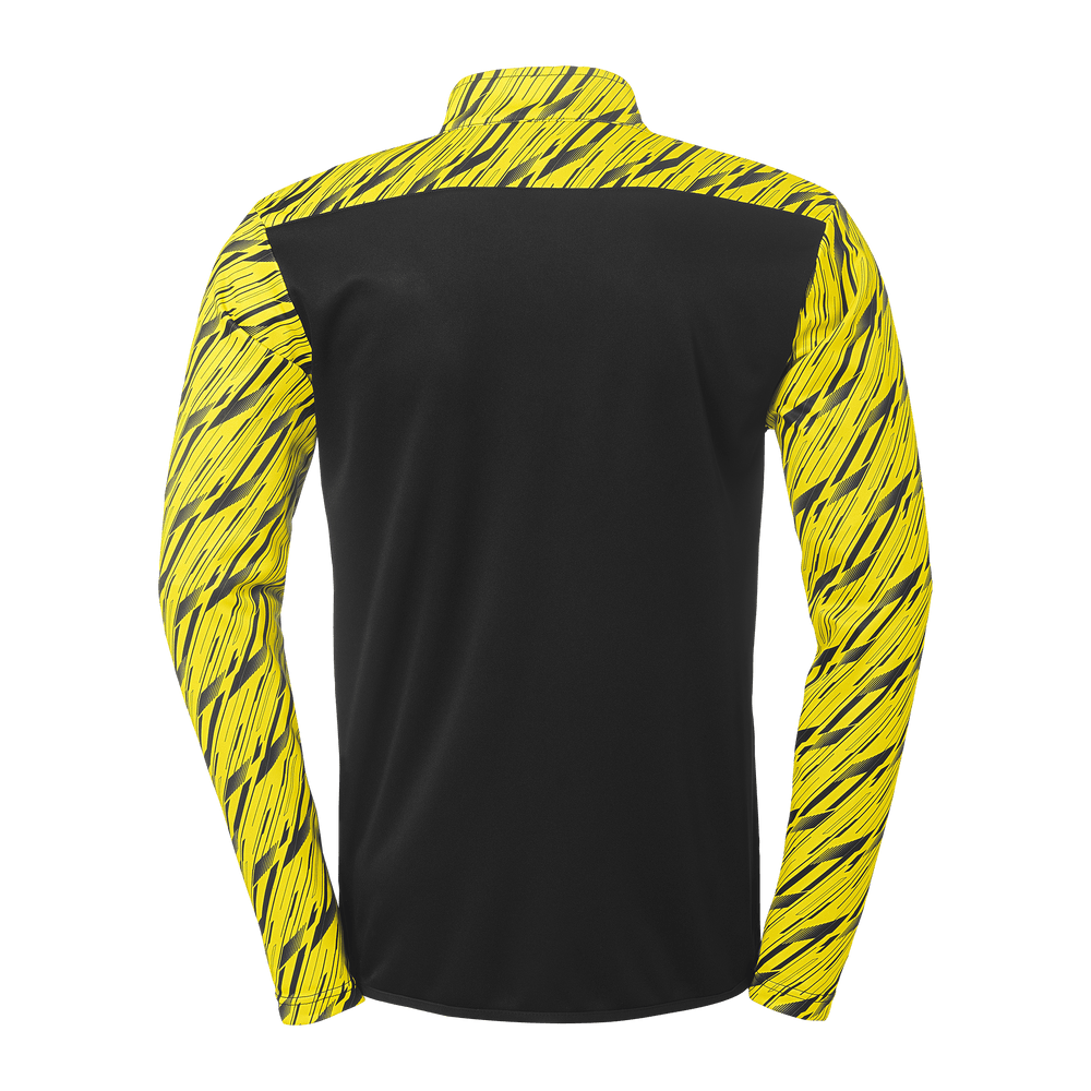 uhlsport Progressive 28 Poly Jacke Kind (schwarz/limonengelb)