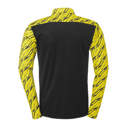 uhlsport Progressive 28 Poly Jacke Kind (schwarz/limonengelb)