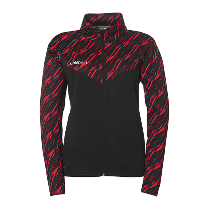uhlsport Progressive 28 Poly Jacke Damen (schwarz/rot)