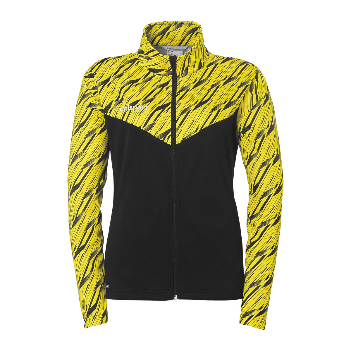 uhlsport Progressive 28 Poly Jacke Damen (schwarz/limonengelb)