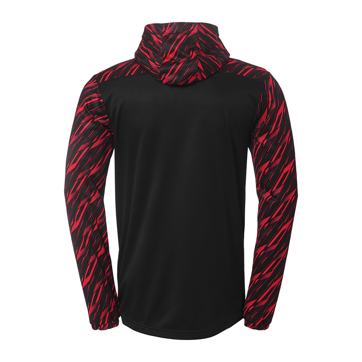 uhlsport Progressive 28 Multi Hood Jacke Kind (schwarz/rot)