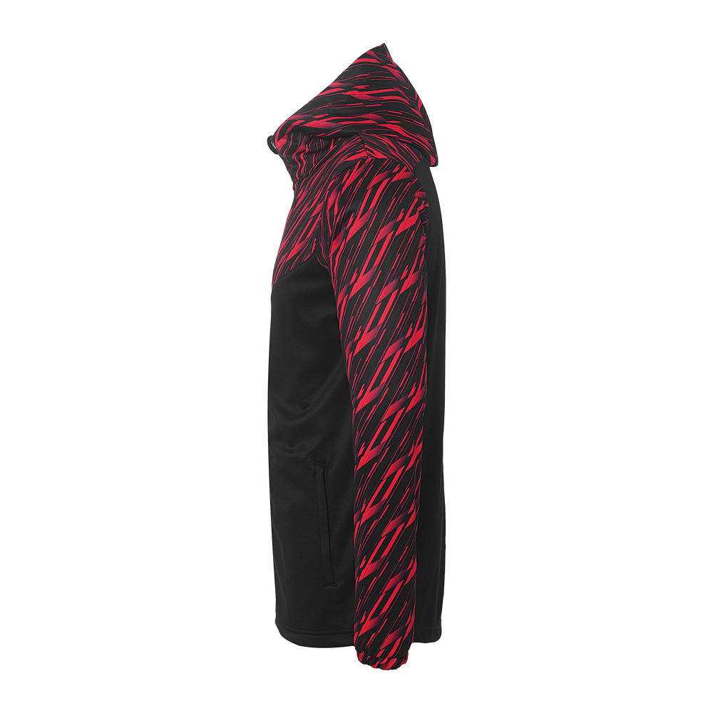 uhlsport Progressive 28 Multi Hood Jacke Kind (schwarz/rot)