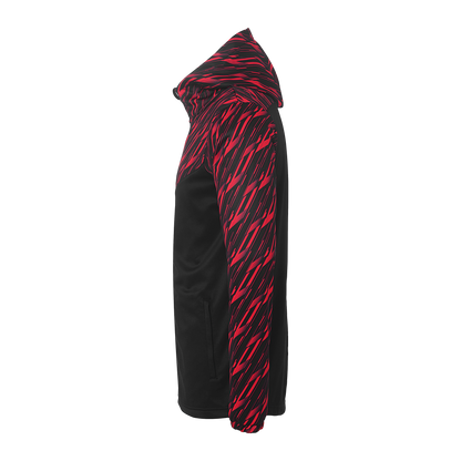 uhlsport Progressive 28 Multi Hood Jacke Kind (schwarz/rot)