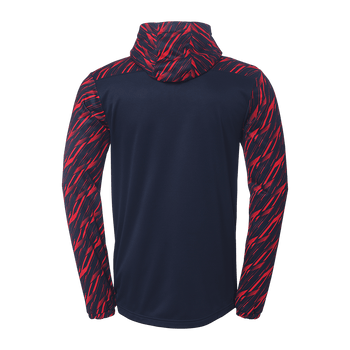 uhlsport Progressive 28 Multi Hood Jacke Kind (marine/rot)