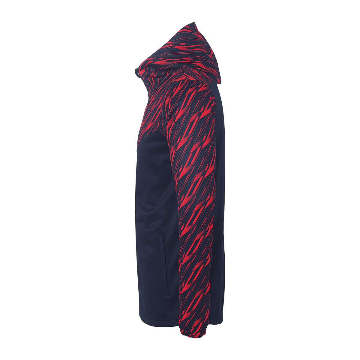 uhlsport Progressive 28 Multi Hood Jacke Kind (marine/rot)
