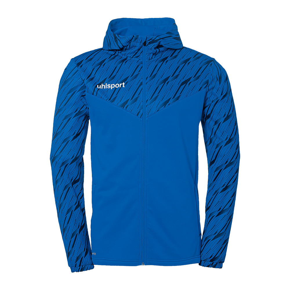 uhlsport Progressive 28 Multi Hood Jacke Kind (azurblau)