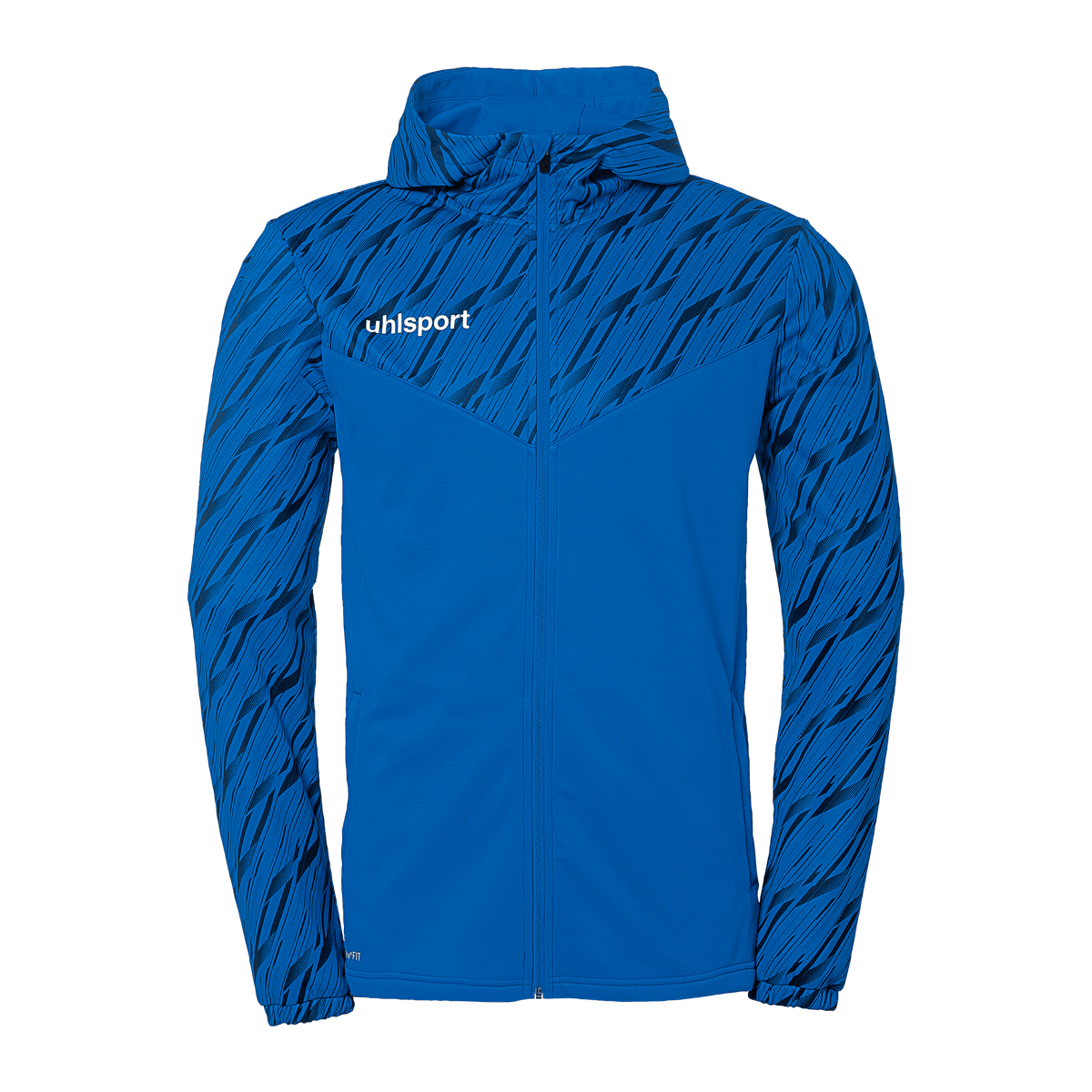 uhlsport Progressive 28 Multi Hood Jacke Kind (azurblau)