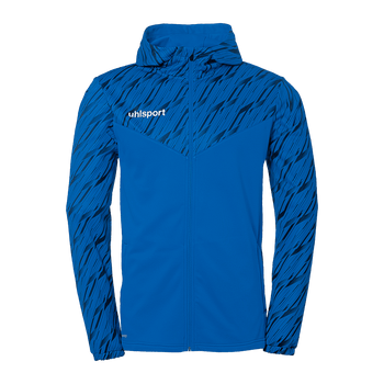 uhlsport Progressive 28 Multi Hood Jacke Kind (azurblau)