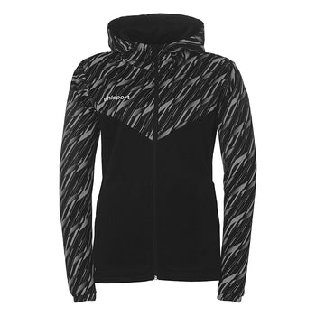 UHLSPORT Progressive 28 Multi Hood Jacke Damen Schwarz