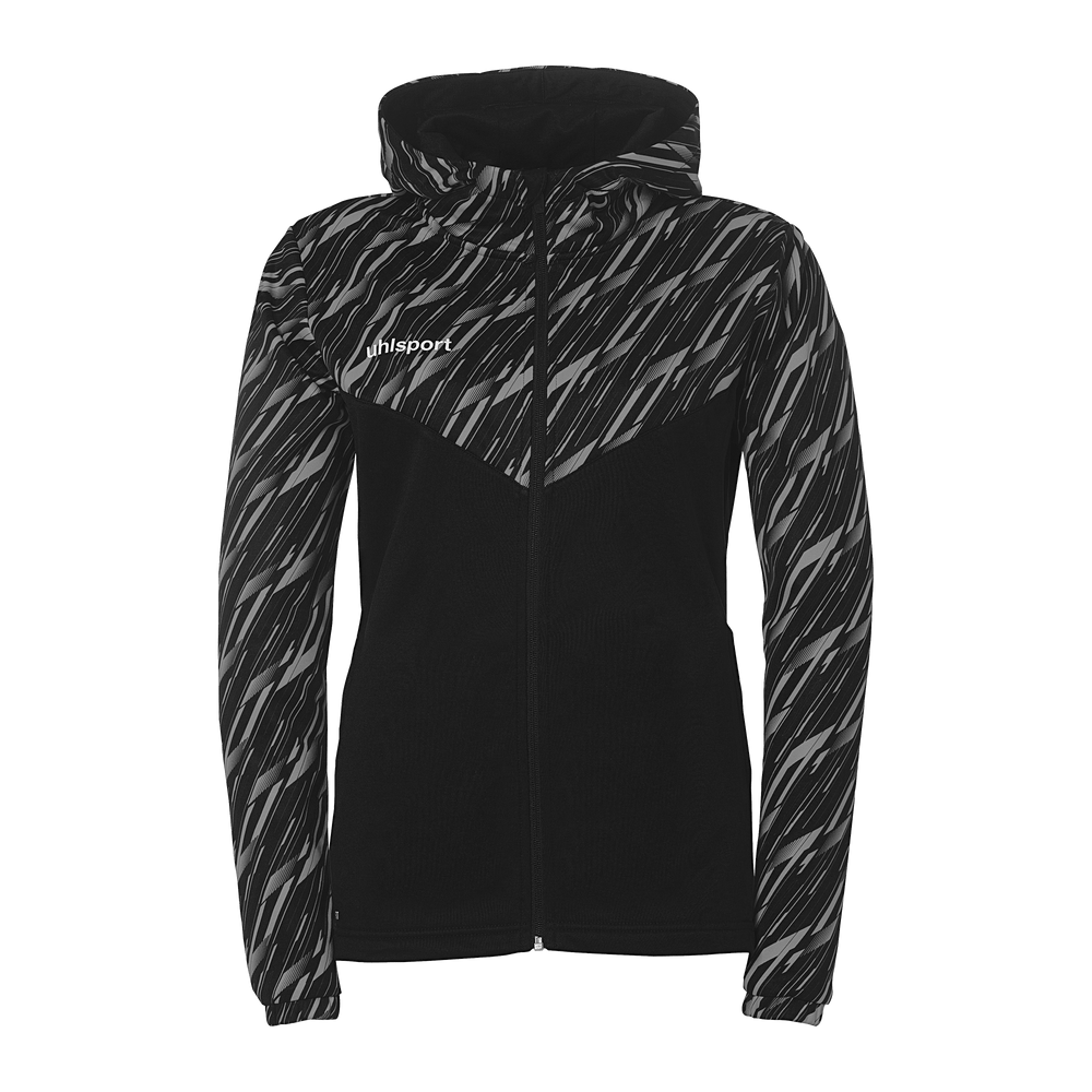 uhlsport Progressive 28 Multi Hood Jacke Damen (schwarz)