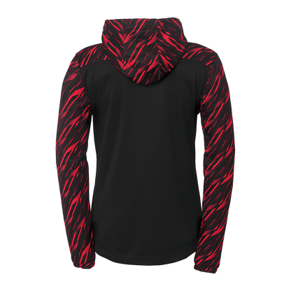 uhlsport Progressive 28 Multi Hood Jacke Damen (schwarz/rot)