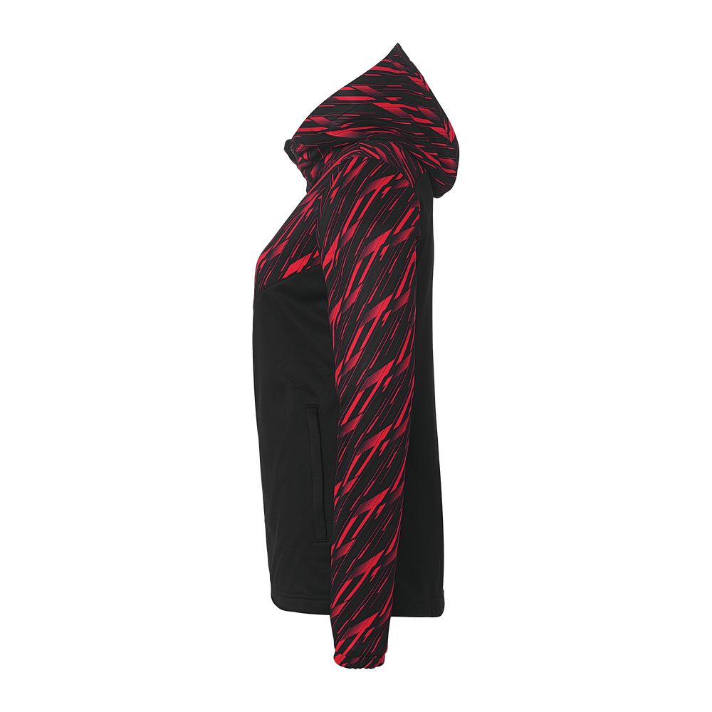 uhlsport Progressive 28 Multi Hood Jacke Damen (schwarz/rot)