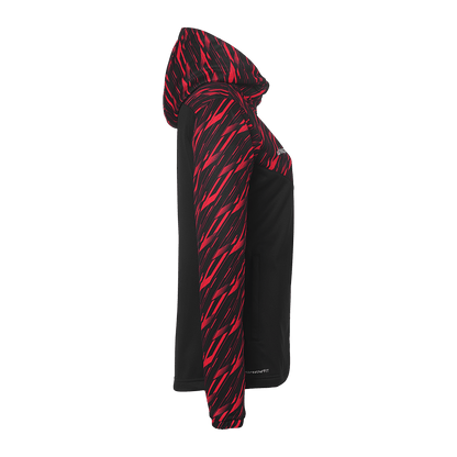 uhlsport Progressive 28 Multi Hood Jacke Damen (schwarz/rot)