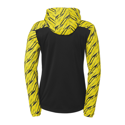 uhlsport Progressive 28 Multi Hood Jacke Damen (schwarz/limonengelb)