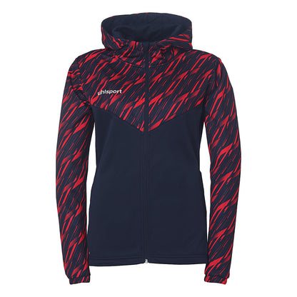 UHLSPORT Progressive 28 Multi Hood Jacke Damen Dunkelblau