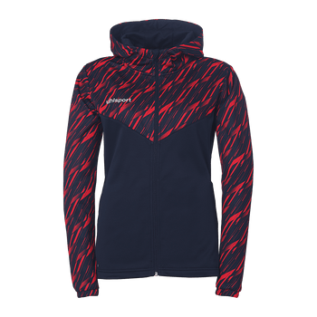 uhlsport Progressive 28 Multi Hood Jacke Damen (marine/rot)