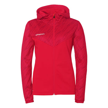 UHLSPORT Progressive 28 Multi Hood Jacke Damen Rot