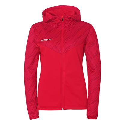 UHLSPORT Progressive 28 Multi Hood Jacke Damen Rot