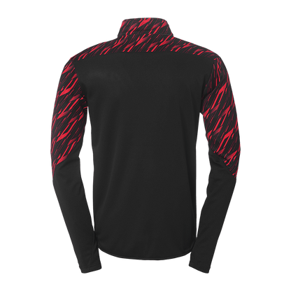 uhlsport Progressive 28 1/4 Zip Top Kind (schwarz/rot)