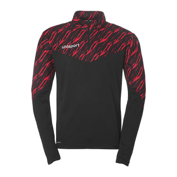 uhlsport Progressive 28 1/4 Zip Top Kind (schwarz/rot)