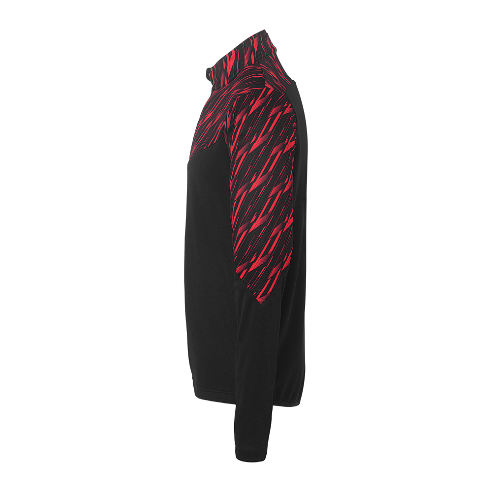 uhlsport Progressive 28 1/4 Zip Top Kind (schwarz/rot)