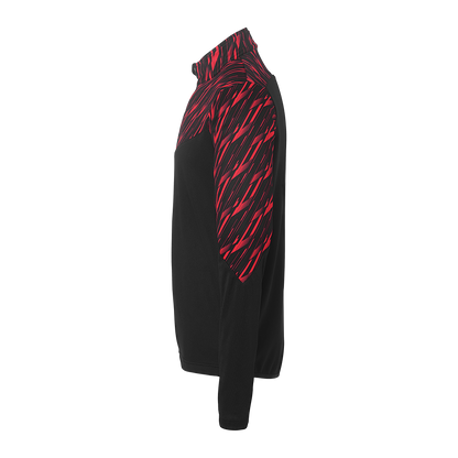 uhlsport Progressive 28 1/4 Zip Top Kind (schwarz/rot)
