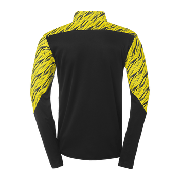 uhlsport Progressive 28 1/4 Zip Top Kind (schwarz/limonengelb)