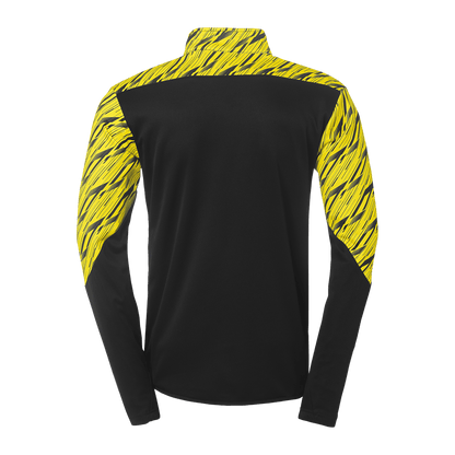 uhlsport Progressive 28 1/4 Zip Top Kind (schwarz/limonengelb)