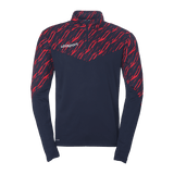 uhlsport Progressive 28 1/4 Zip Top Kind (marine/rot)