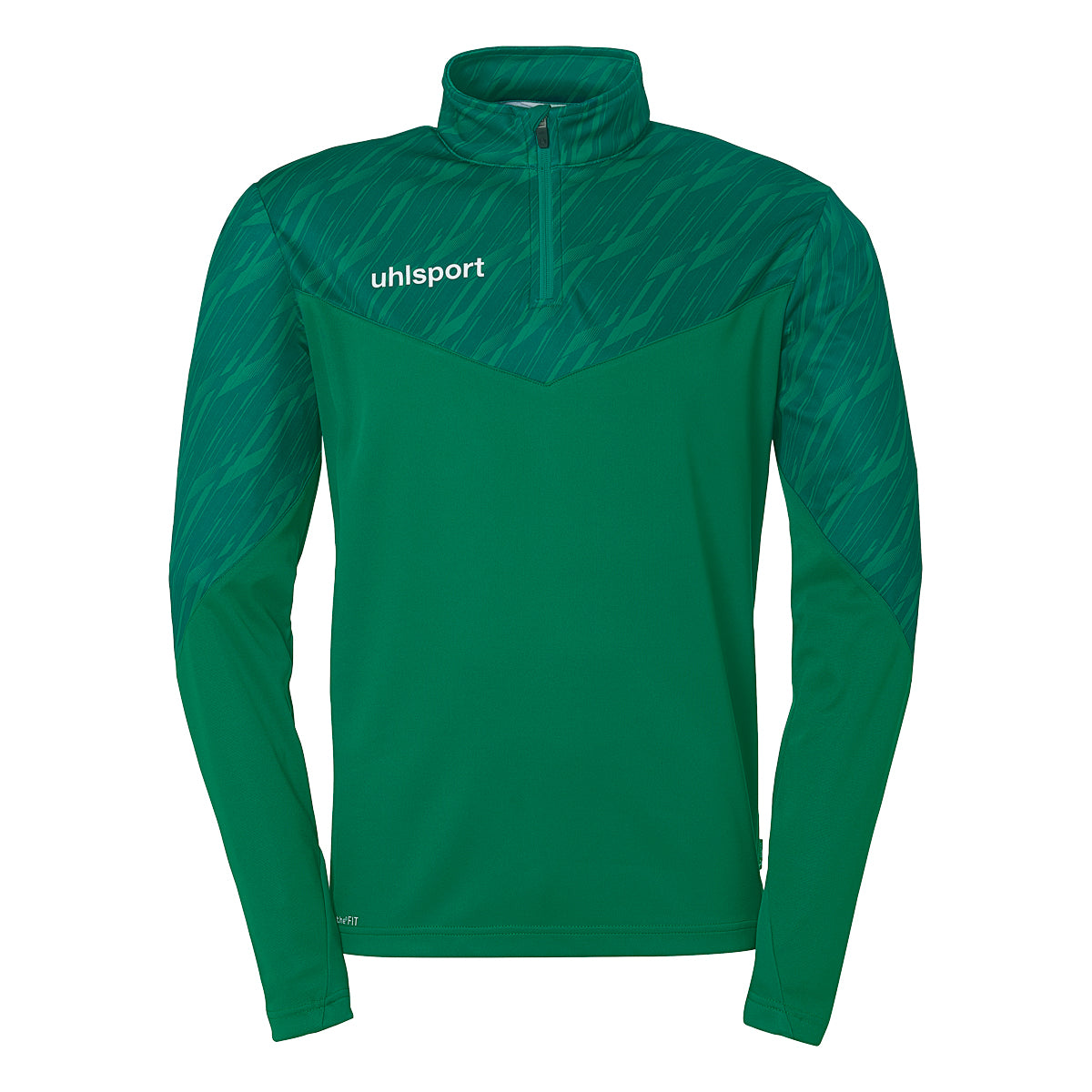 UHLSPORT Progressive 28 1/4 Zip Top Kind Grün