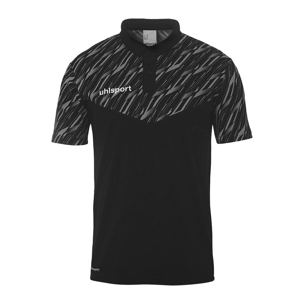 uhlsport Progressive 28 Polo Shirt Kind (schwarz)
