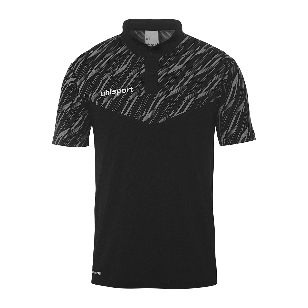 uhlsport Progressive 28 Polo Shirt Kind (schwarz)