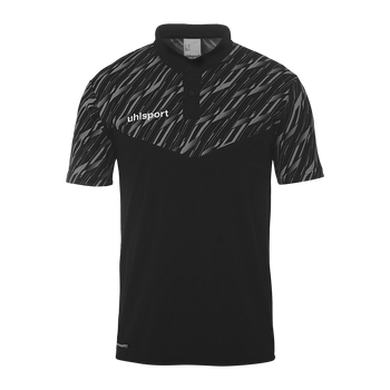uhlsport Progressive 28 Polo Shirt Kind (schwarz)