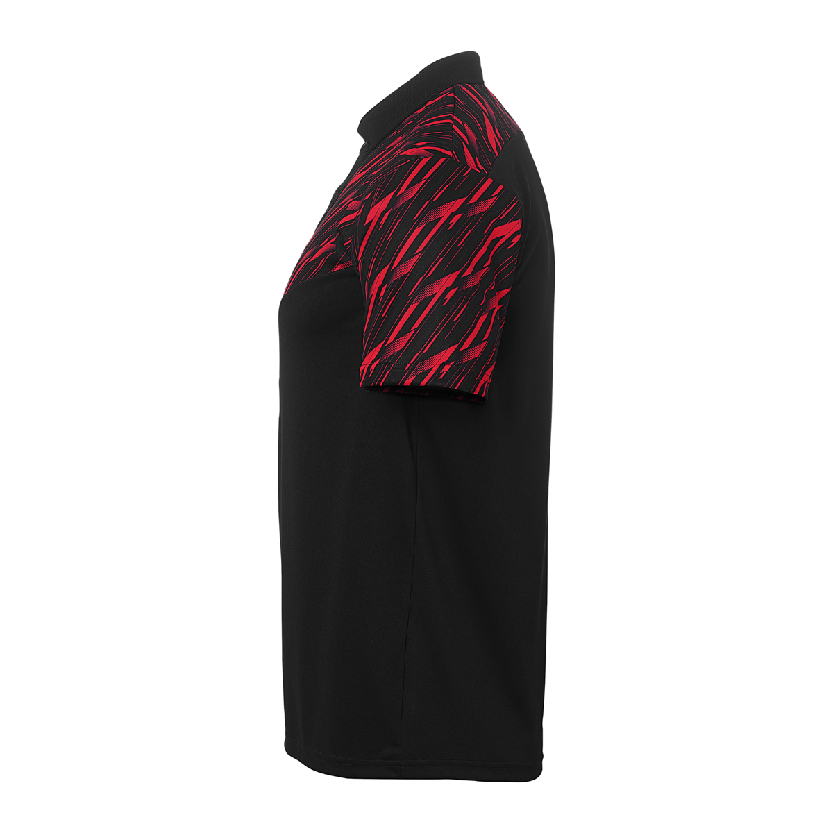 uhlsport Progressive 28 Polo Shirt Kind (schwarz/rot)