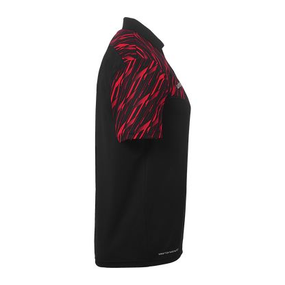 uhlsport Progressive 28 Polo Shirt Kind (schwarz/rot)