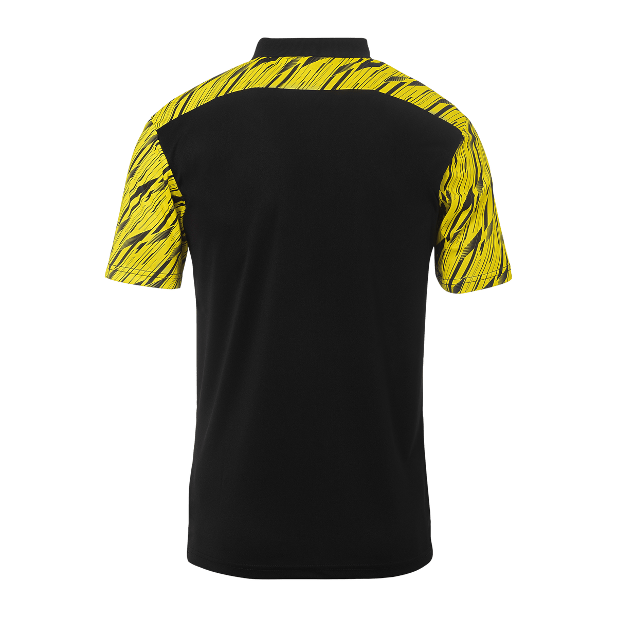 uhlsport Progressive 28 Polo Shirt Kind (schwarz/limonengelb)