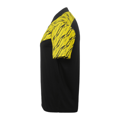 uhlsport Progressive 28 Polo Shirt Kind (schwarz/limonengelb)