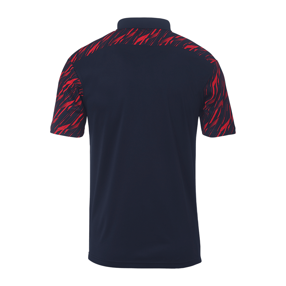 uhlsport Progressive 28 Polo Shirt Kind (marine/rot)