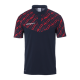 uhlsport Progressive 28 Polo Shirt Kind (marine/rot)