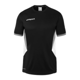 uhlsport Equipe 29 Shirt Kurzarm (schwarz/weiß/steingrau)