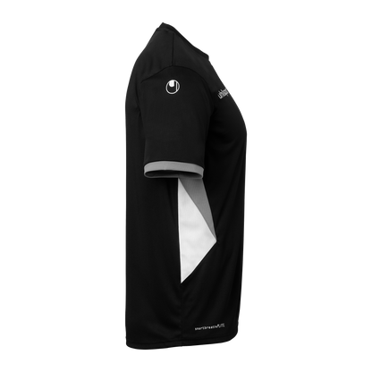 uhlsport Equipe 29 Shirt Kurzarm (schwarz/weiß/steingrau)