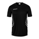 uhlsport Equipe 29 Poly Shirt Kurzarm (schwarz/weiß/steingrau)