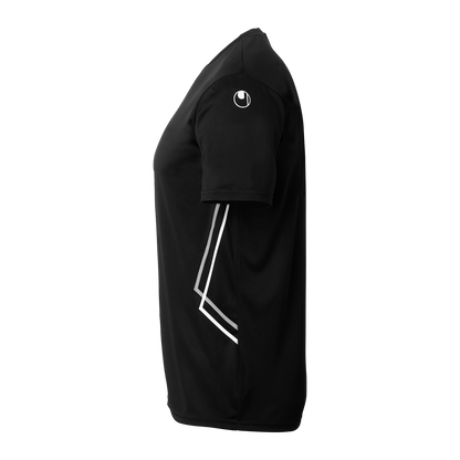 uhlsport Equipe 29 Poly Shirt Kurzarm (schwarz/weiß/steingrau)