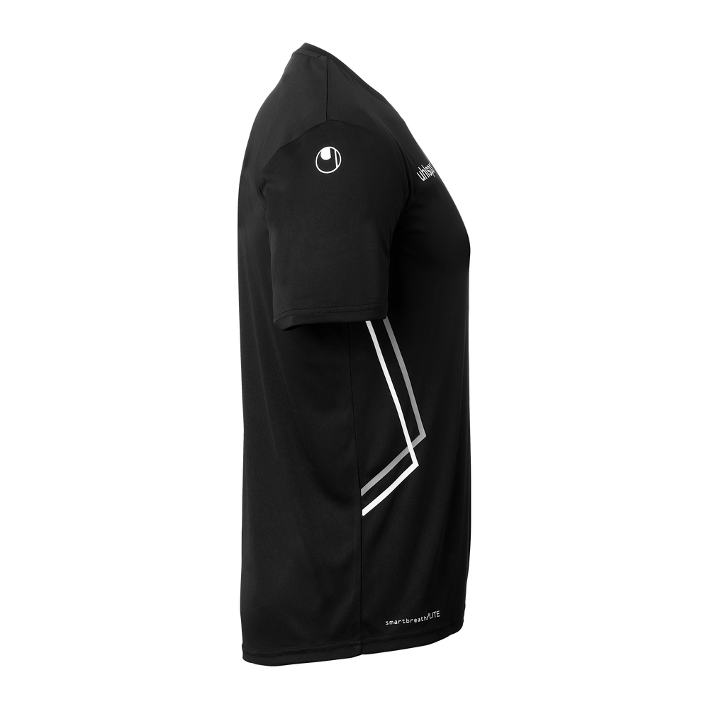 uhlsport Equipe 29 Poly Shirt Kurzarm (schwarz/weiß/steingrau)