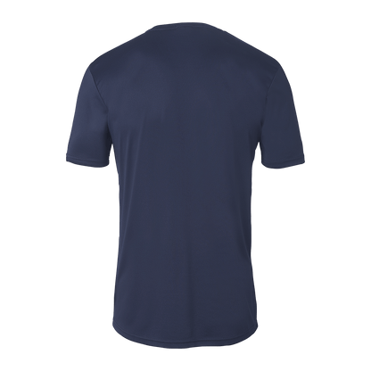uhlsport Equipe 29 Poly Shirt Kurzarm (marine/skyblau/weiß)