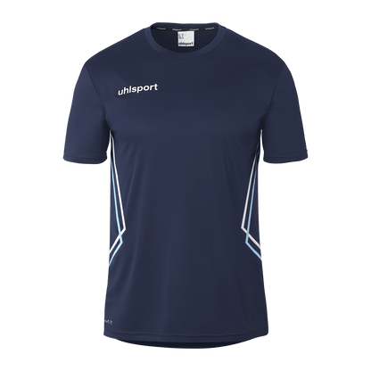 uhlsport Equipe 29 Poly Shirt Kurzarm (marine/skyblau/weiß)
