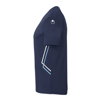 uhlsport Equipe 29 Poly Shirt Kurzarm (marine/skyblau/weiß)