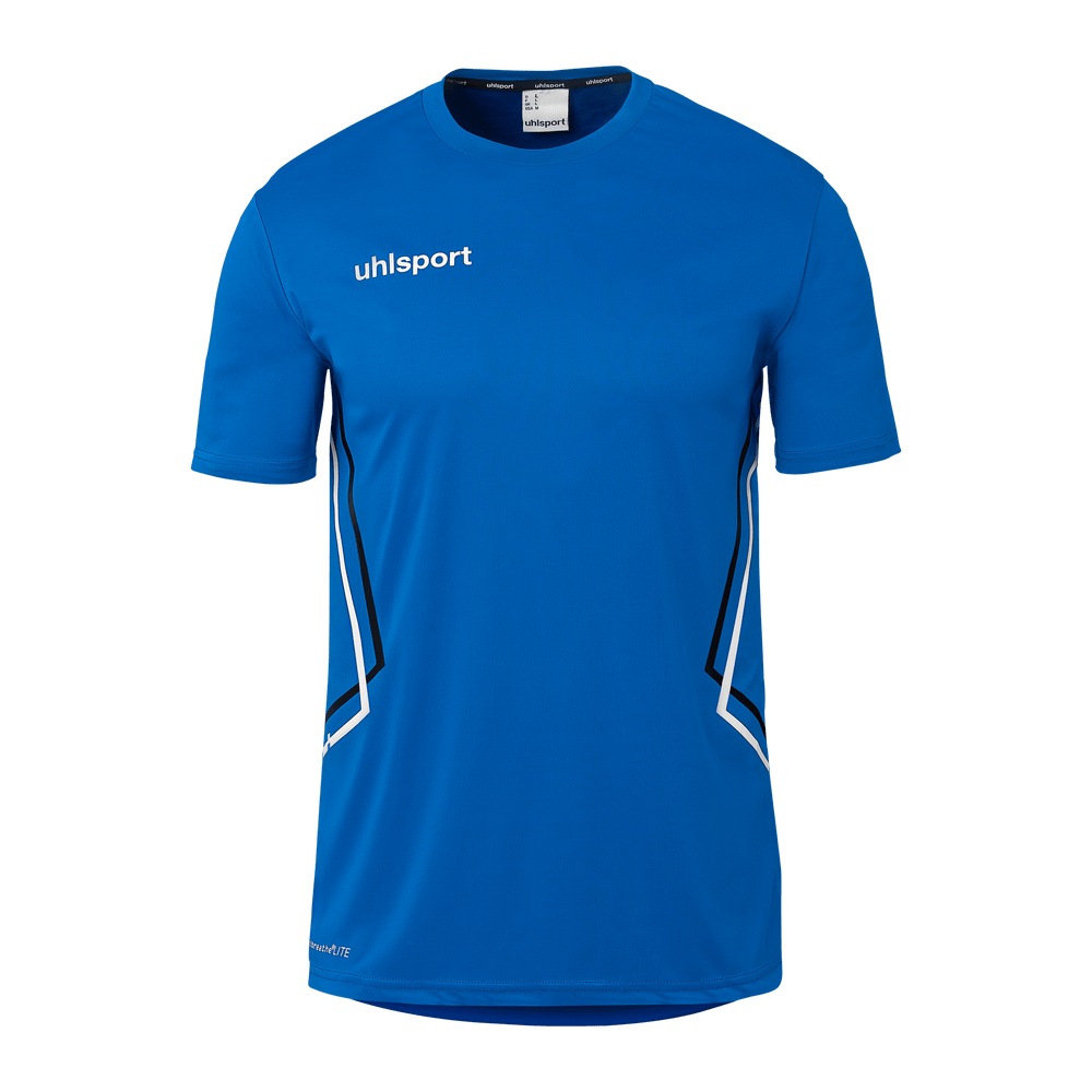 uhlsport Equipe 29 Poly Shirt Kurzarm (azurblau/weiß/marine)